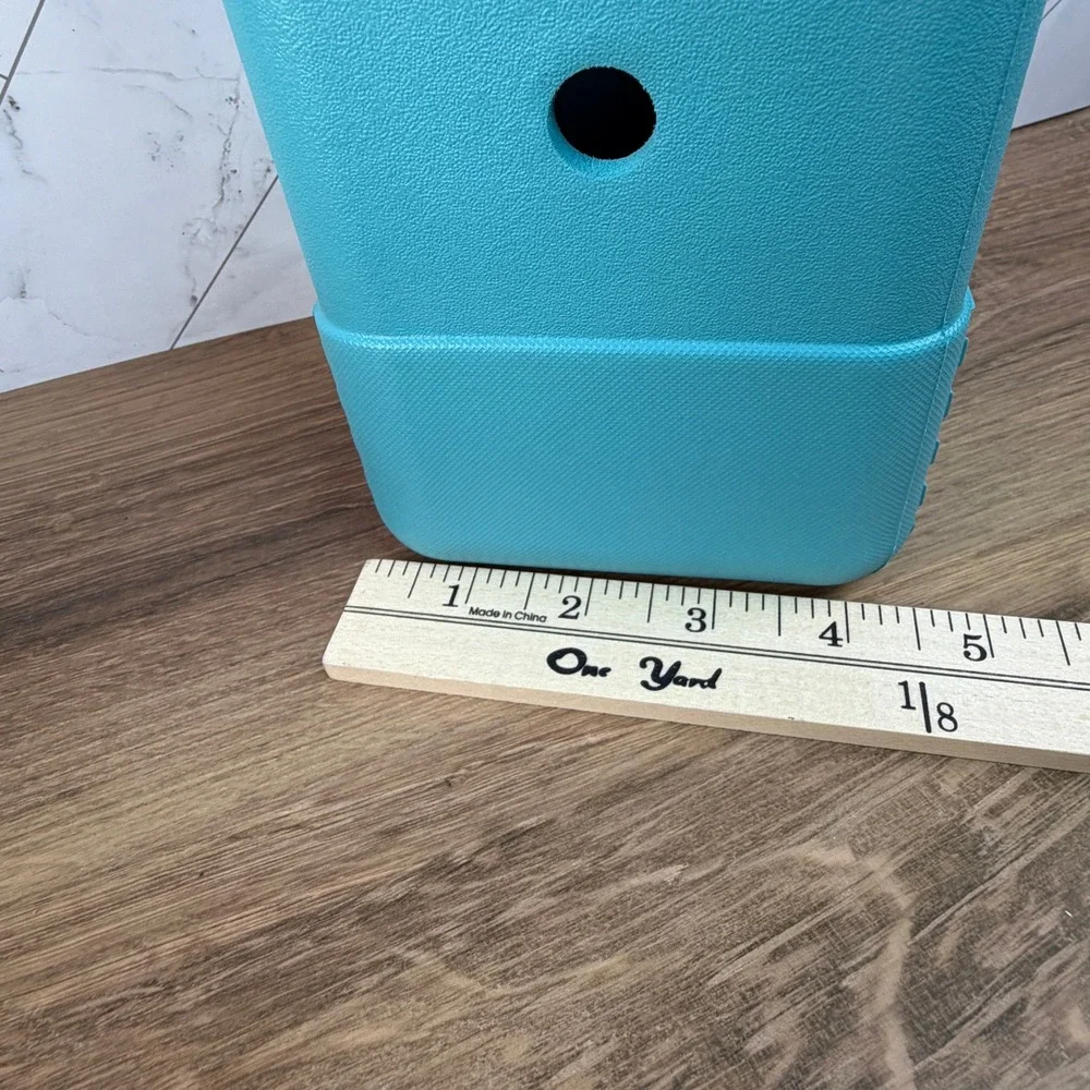 Bogg Bag BYO Wine Water Tote Bag Turquoise Blue EVA Waterproof Excellent